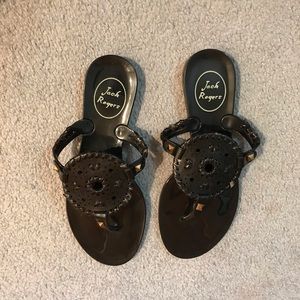 Jack Rodgers Jellies in Black